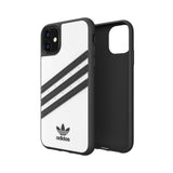 adidas Originals iPhone 11 SAMBA 保護殼 - 白底黑間 - UNWIRE STORE