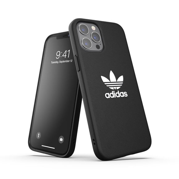 adidas Originals iPhone 12 Pro Max BASIC 保護殼 - 黑底白 LOGO - UNWIRE STORE