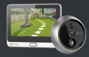 EZVIZ DP2C 1080P Smart Door Viewer 全無線1080P高清智能貓眼 攝像頭+門鈴 - UNWIRE STORE