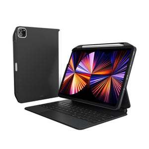 SwitchEasy CoverBuddy for iPad Pro 12.9 (2021) - Leather Black Pattern - UNWIRE STORE